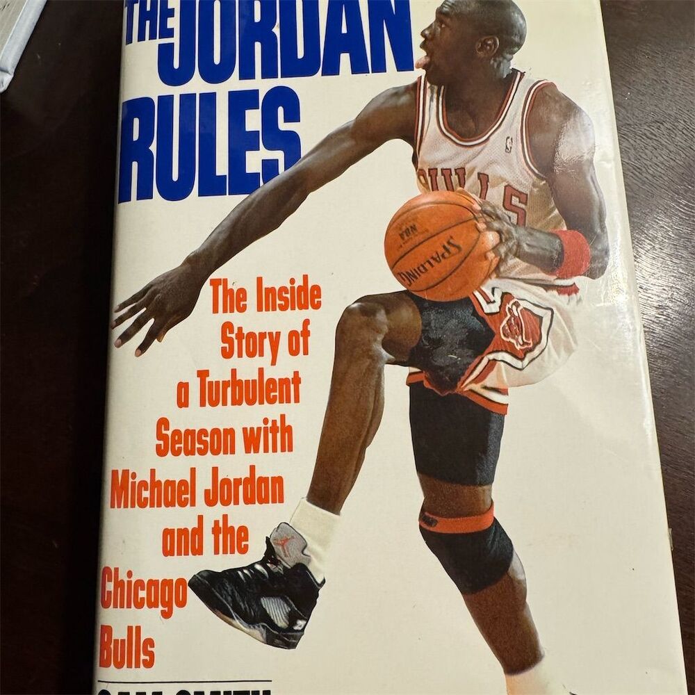 The Jordan Rules by Sam Smith Hardcover 1992 Michael Jordan Biography